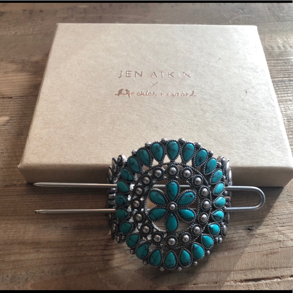 Turquoise Ponytail holder